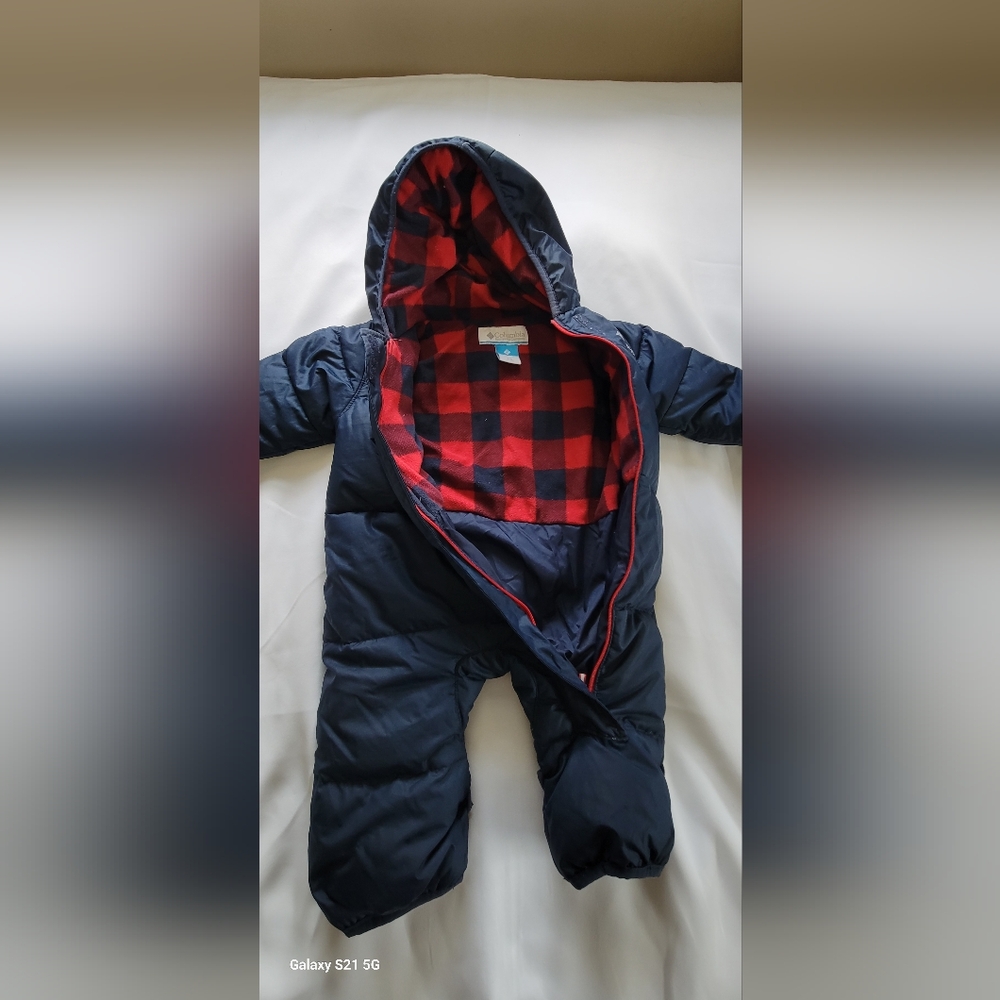 Columbia Navy Baby Snowsuit